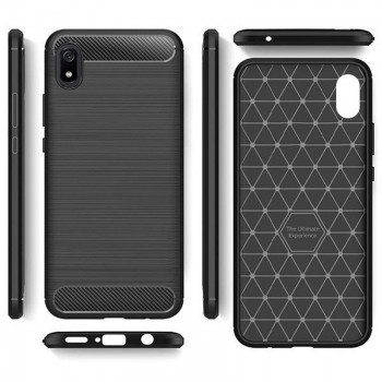 Juodas silikoninis carbon dėklas (REDMI 7A)